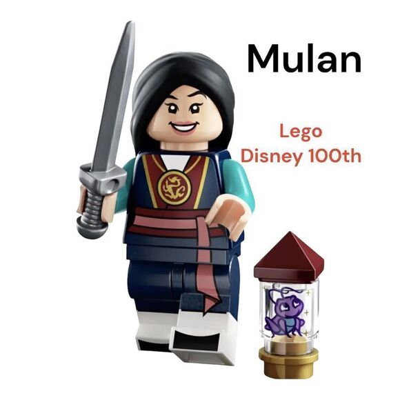 LEGO Mulan minifigure 71038  Series Disney 100th mini figure 100th mini fig - Picture 1 of 11